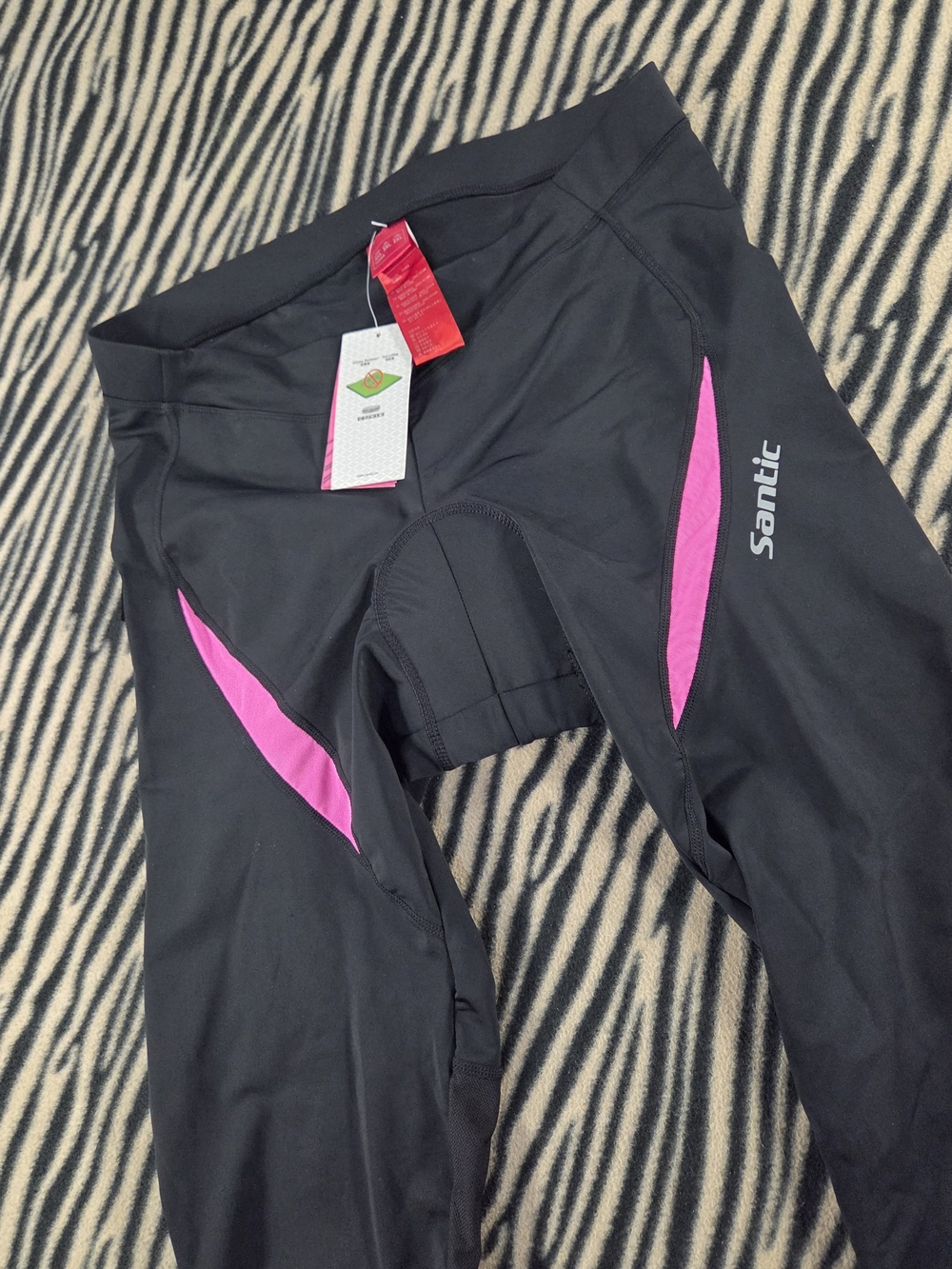 Santic NWT Women's Cycling Capris Padded Bike Pants 2XL
